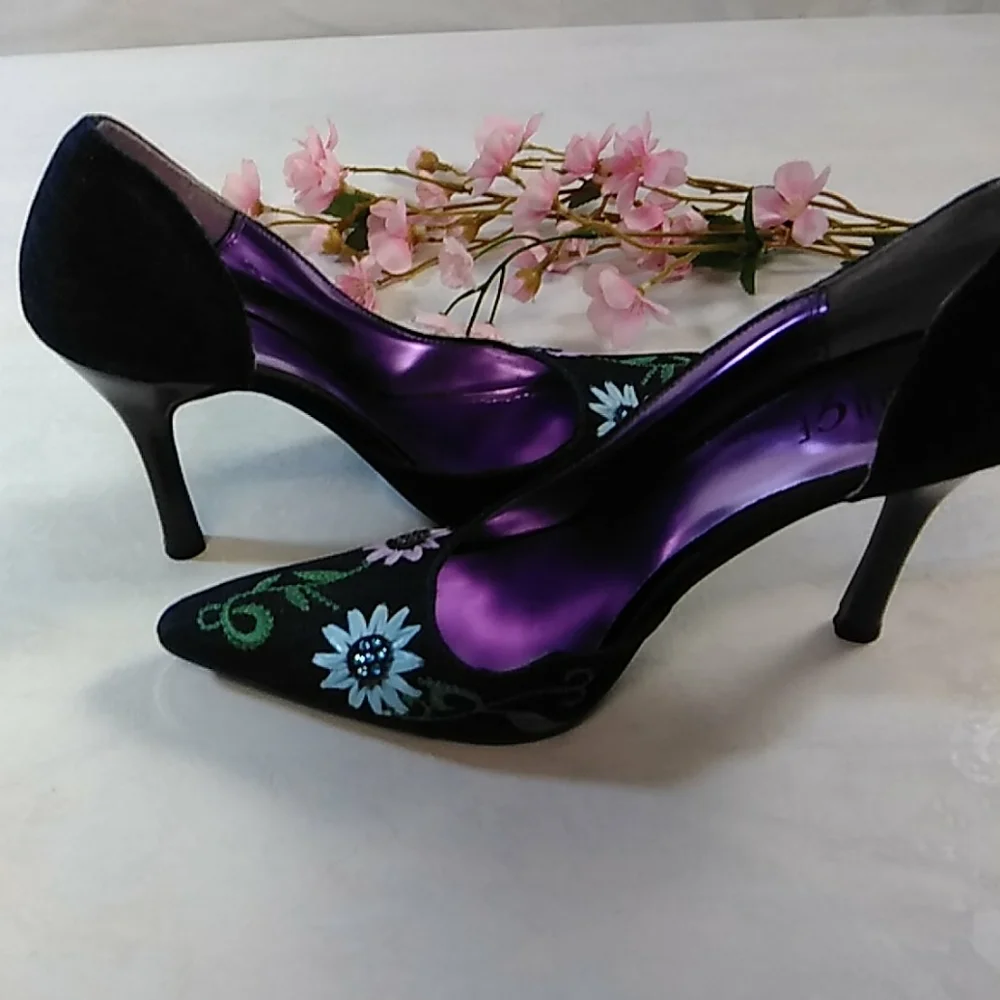 Demi heels woman's size 7.5 Festival, Boho